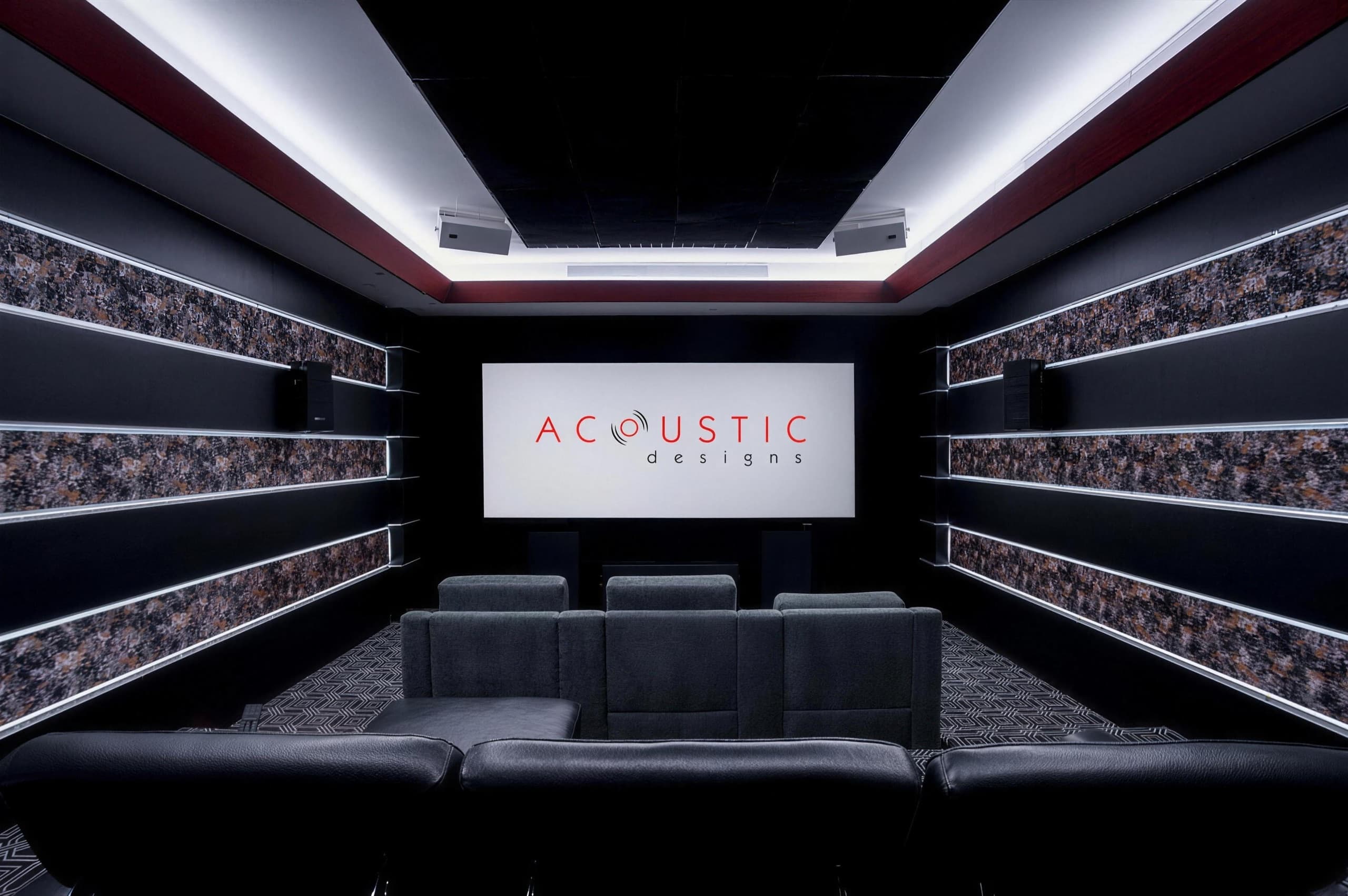 The reference cinema inside the showroom